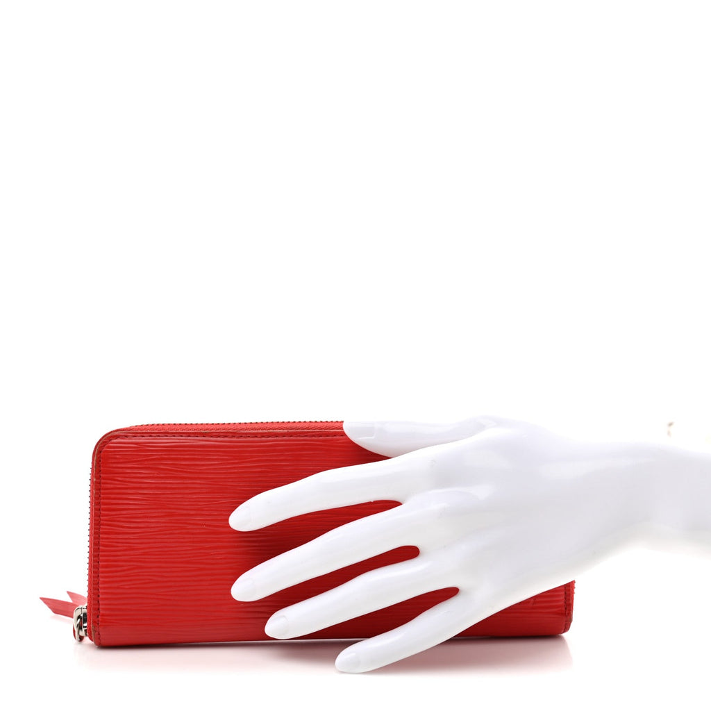 Louis Vuitton Epi Zippy Wallet Carmine