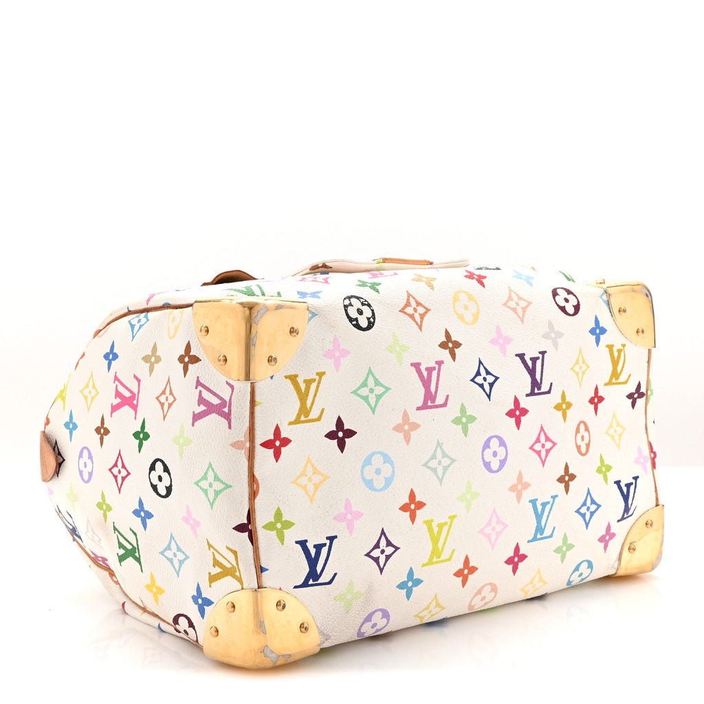 Louis Vuitton Monogram Multicolor Speedy 30 White