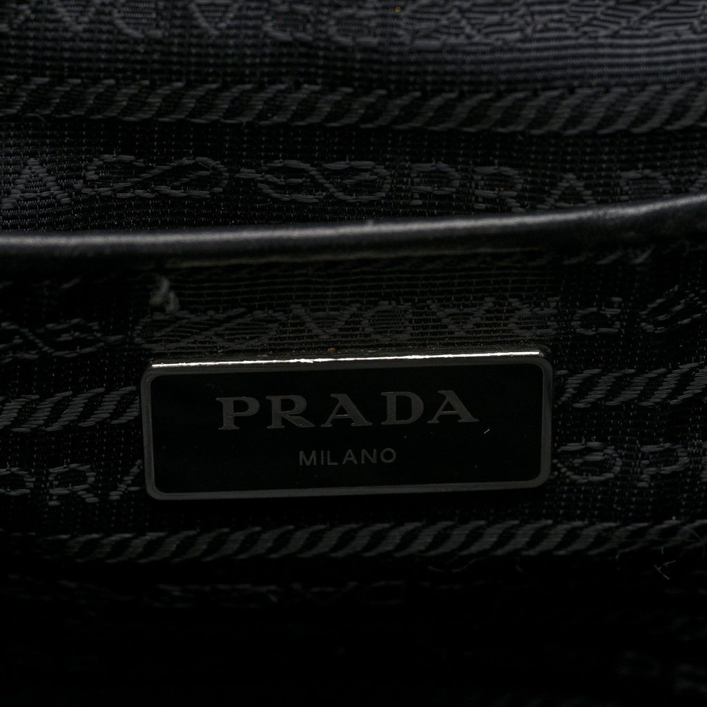 Prada Calfskin Backpack Black