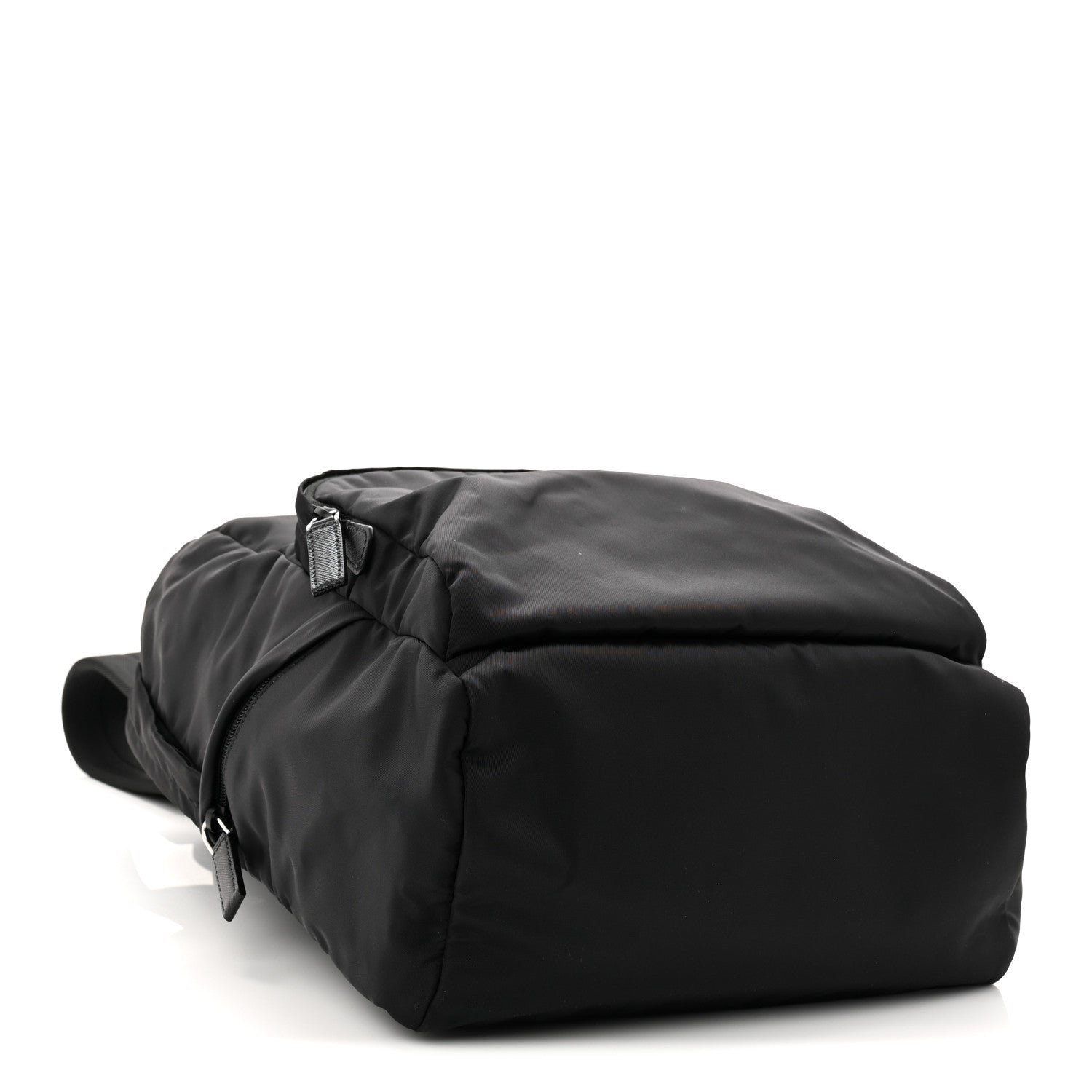 Prada Re-Nylon Saffiano Zip Backpack Black