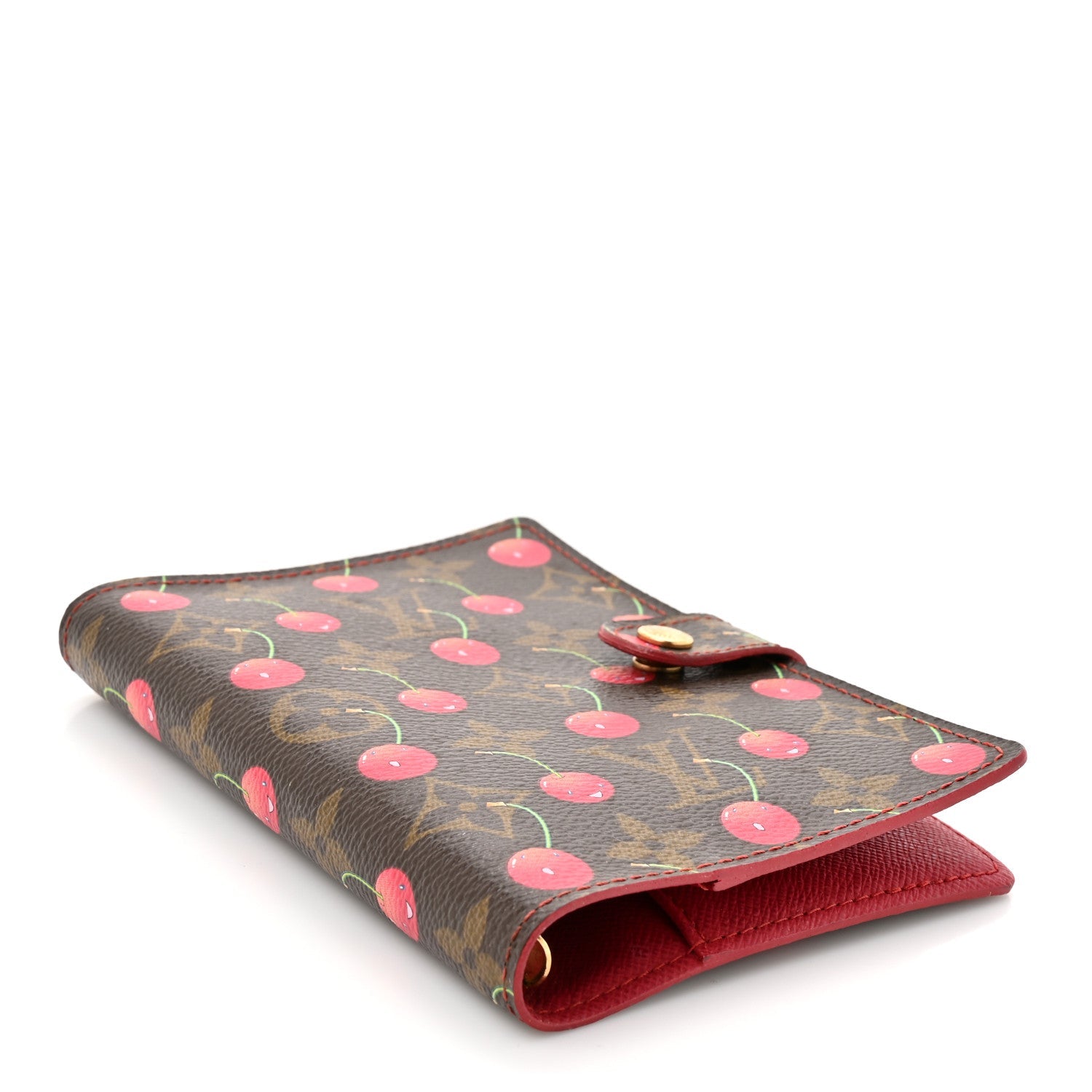 Louis Vuitton Monogram Cerises Small Ring Agenda Cover