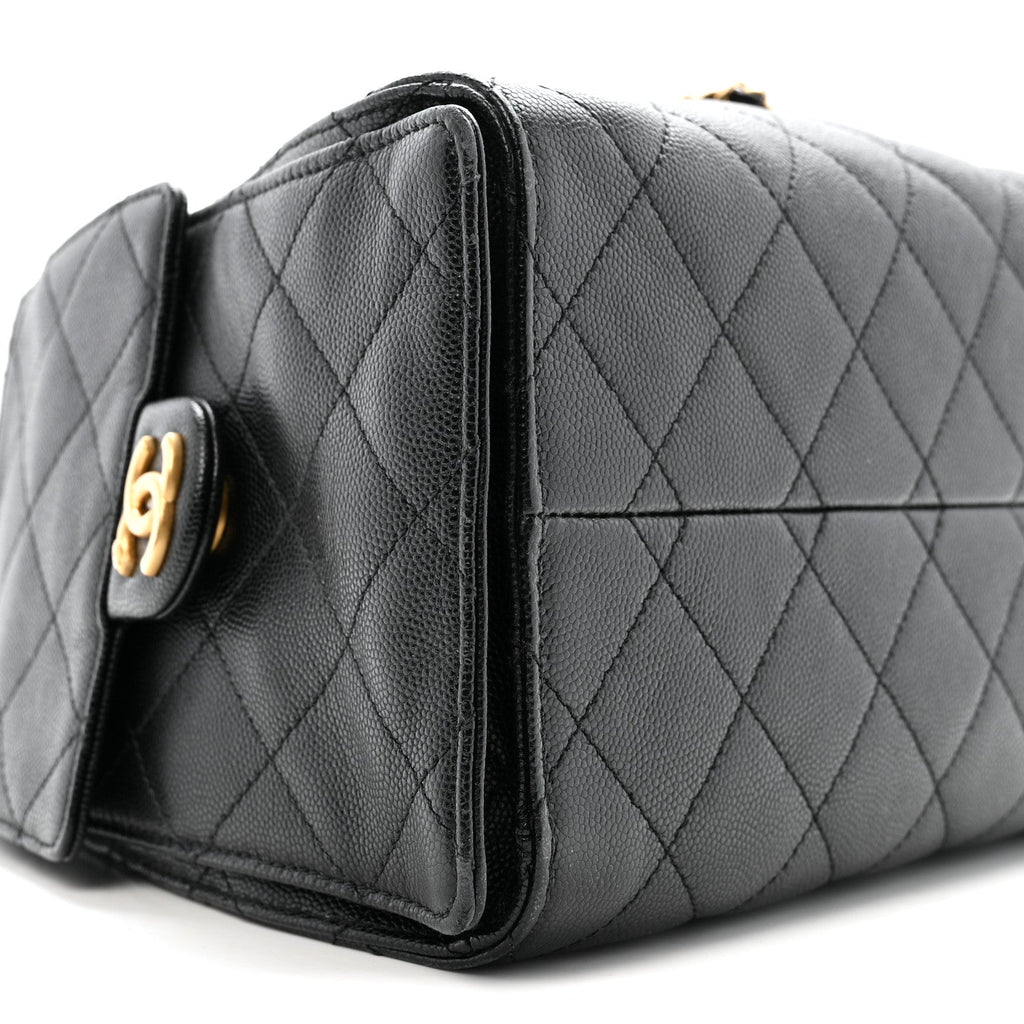 Chanel Caviar Quilted Small Chanel 25 Handbag Black