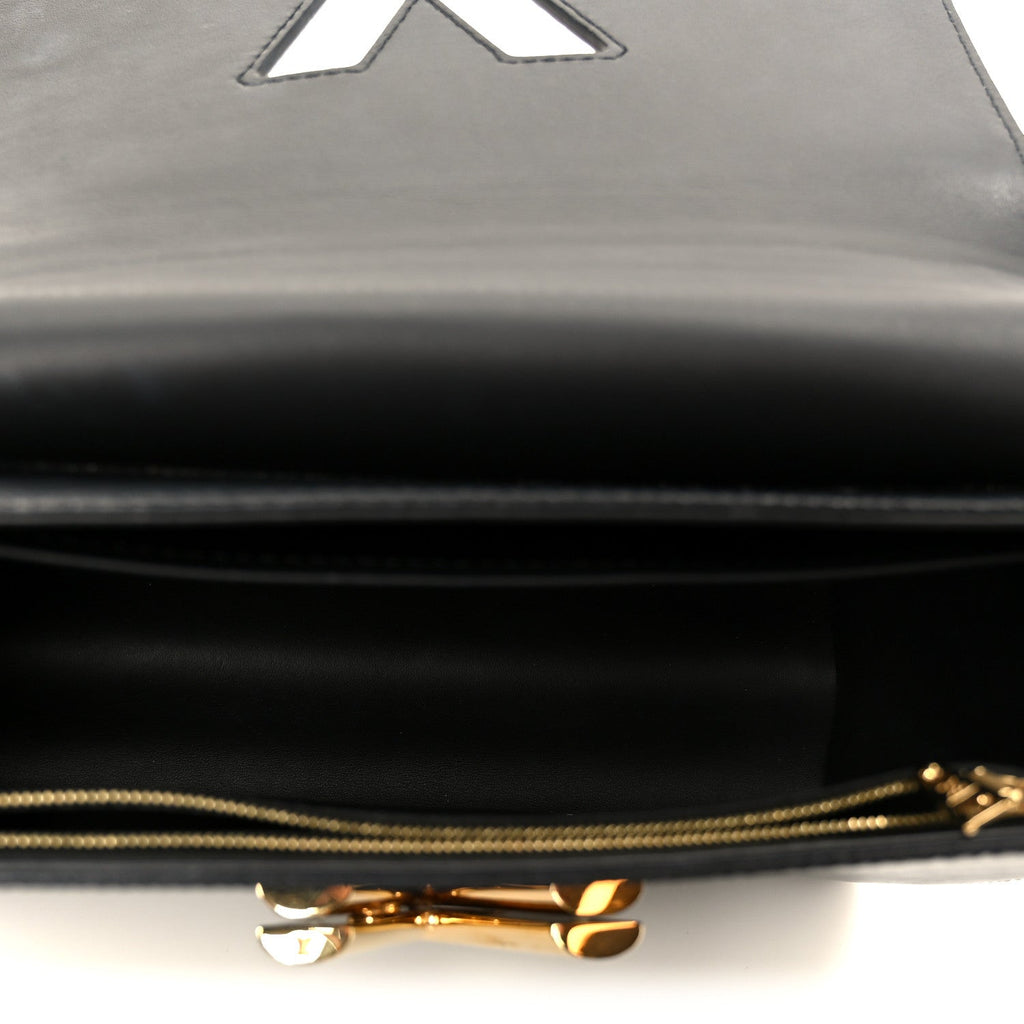 Louis Vuitton Epi Twist Braided Strap Shoulder Bag MM Black