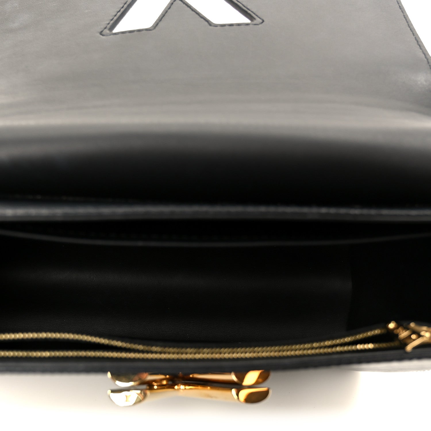 Louis Vuitton Epi Twist Braided Strap Shoulder Bag MM Black