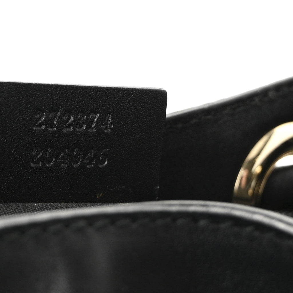 Gucci Monogram Drawstring Shoulder Bag Green