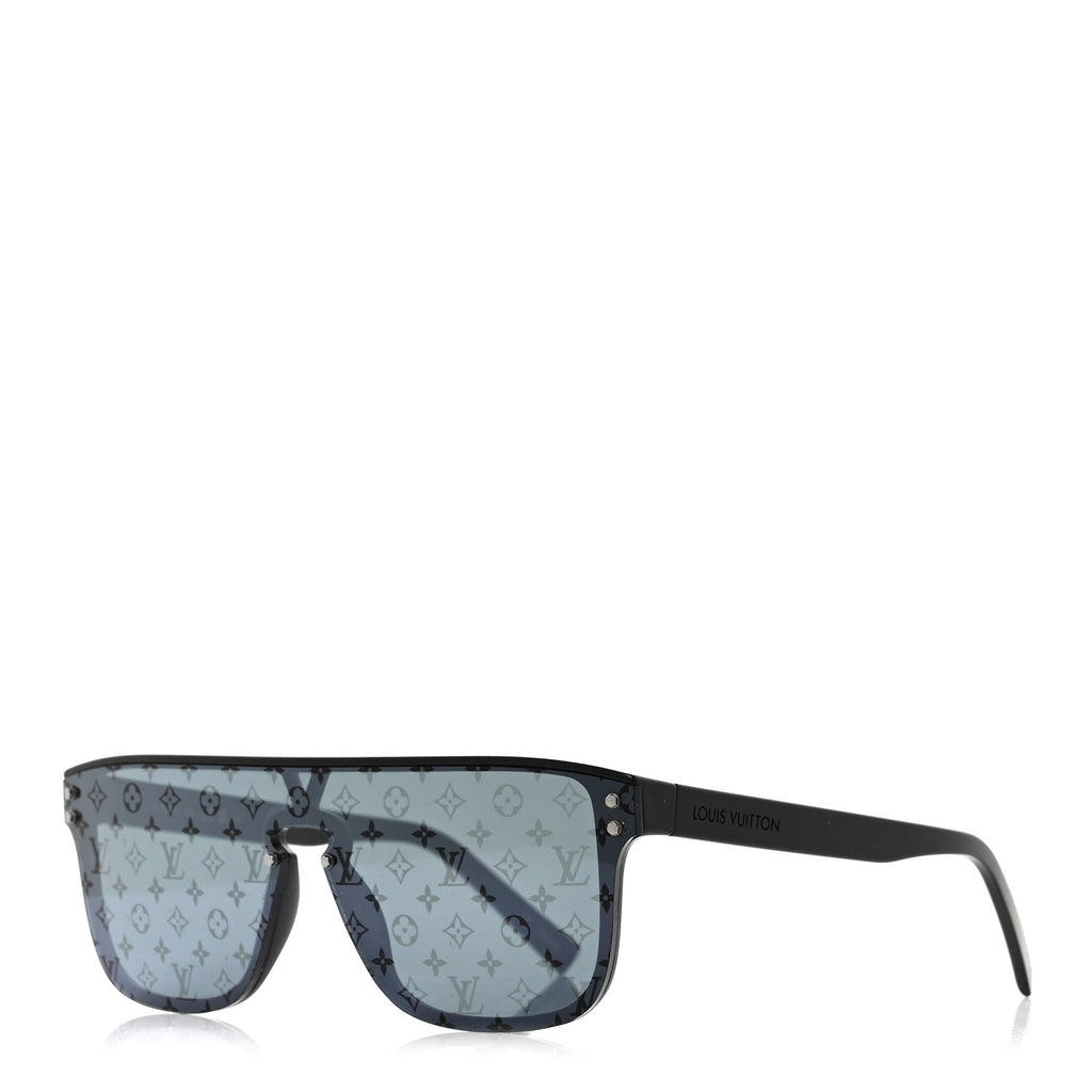 Louis Vuitton Acetate LV Waimea Square Sunglasses Z1082W Black