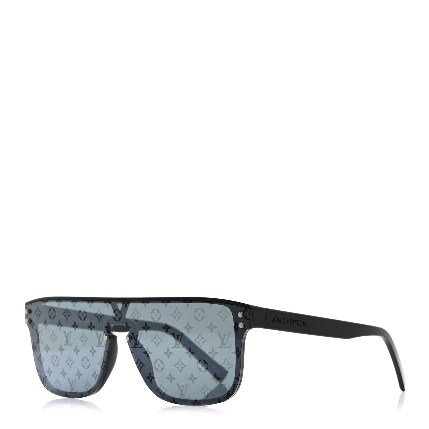 Louis Vuitton Acetate LV Waimea Square Sunglasses Z1082W Black