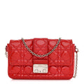 Christian Dior Patent Cannage New Lock Pouch Red