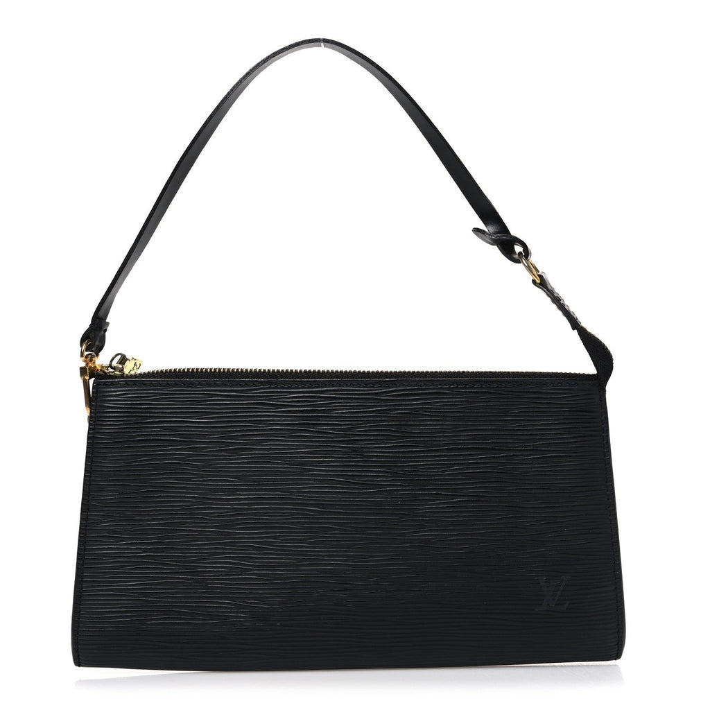 Louis Vuitton Epi Pochette Accessories 24 Black