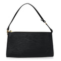 Louis Vuitton Epi Pochette Accessories 24 Black