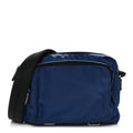 Prada Tessuto Nylon Montagna Messenger Bag  Blue Black