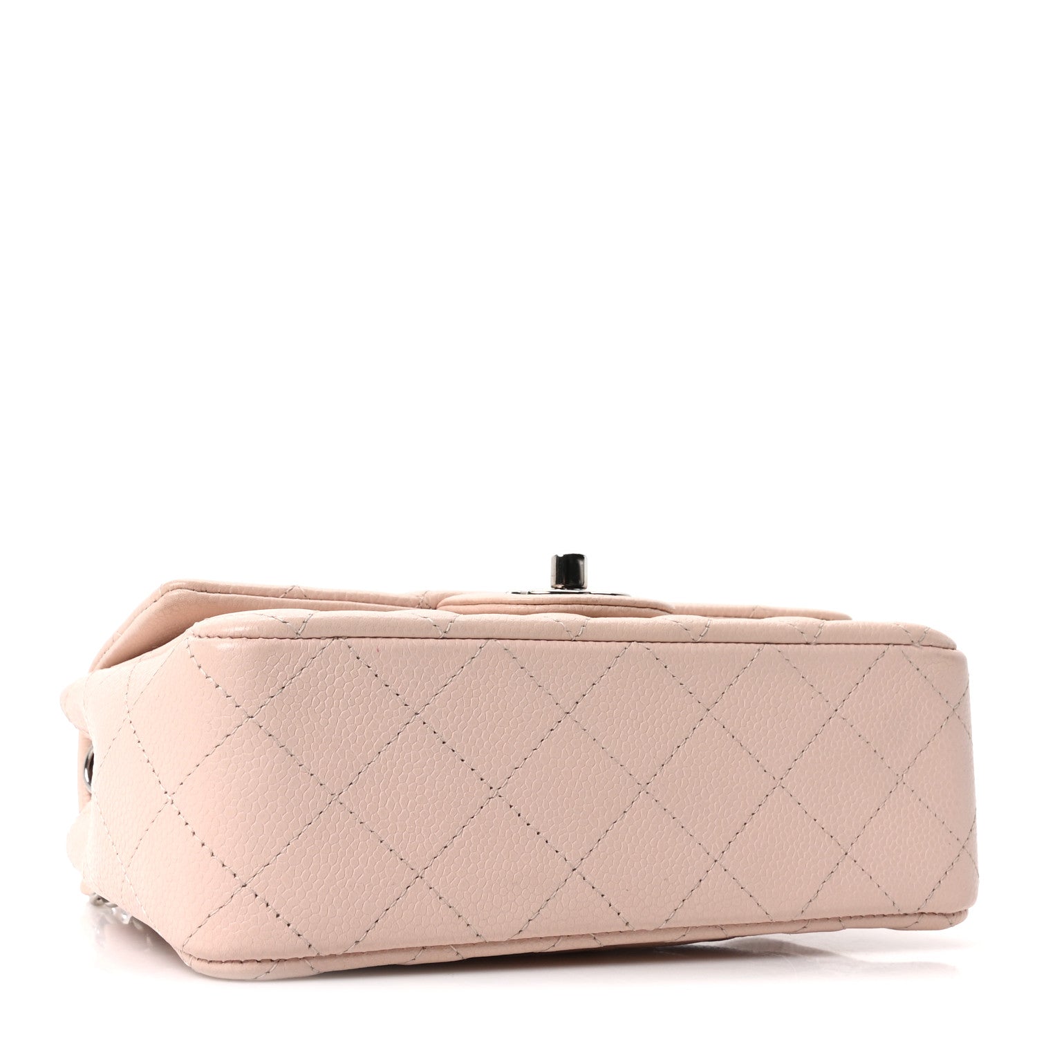 Chanel Caviar Quilted Mini Rectangular Flap Light Pink