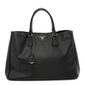 Prada Saffiano Lux Large Tote Black
