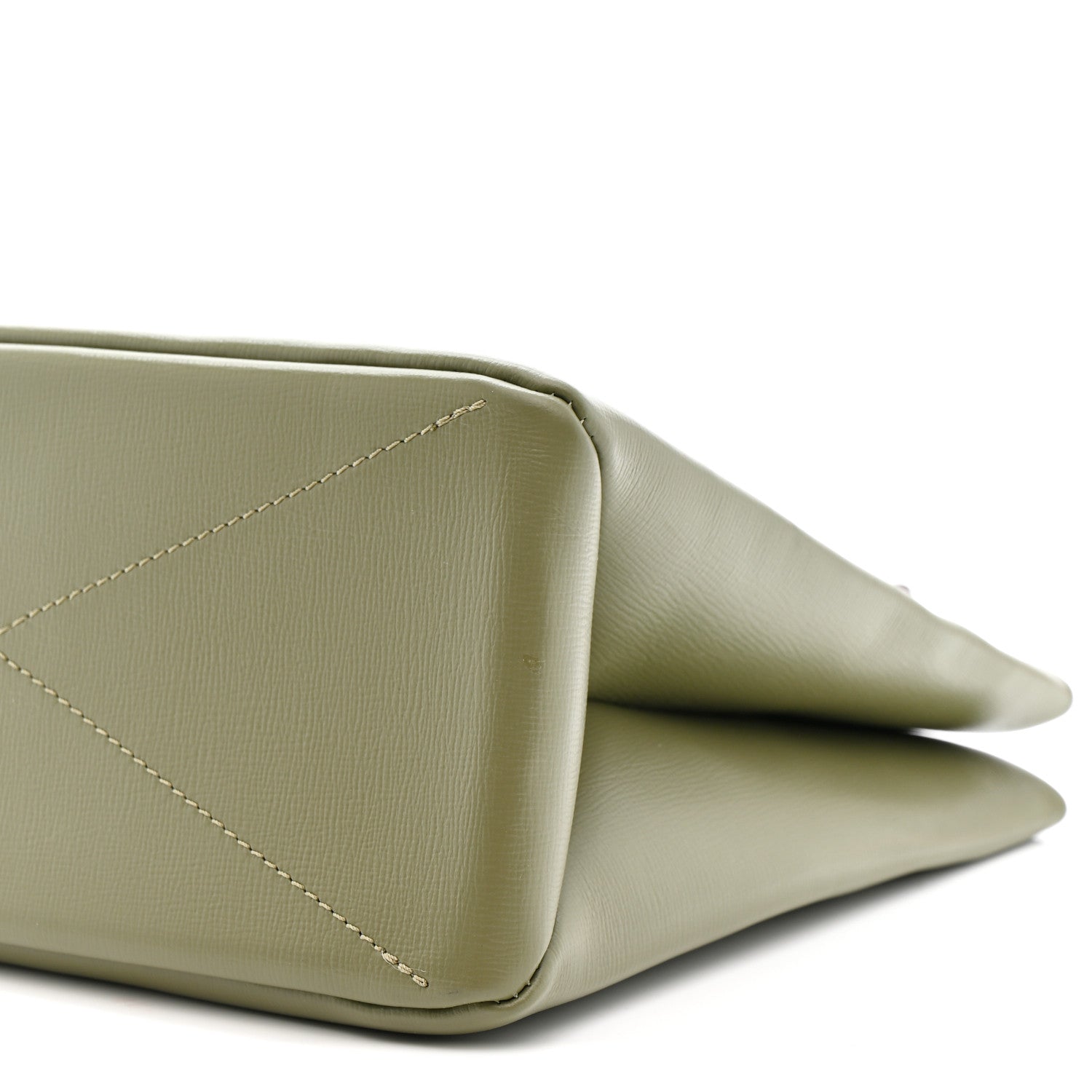 Louis Vuitton Calfskin Mini Shopper Tote Khaki Green