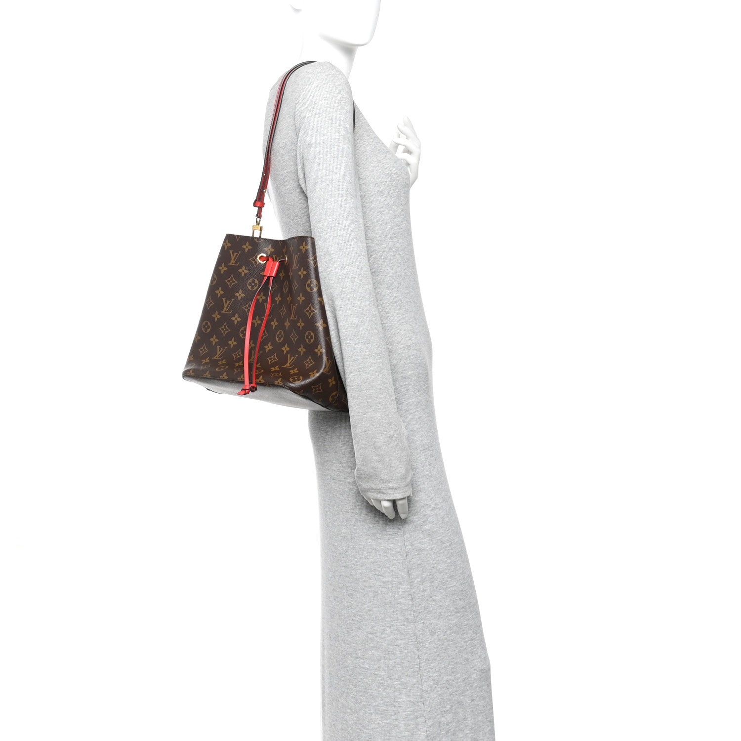 Louis Vuitton Monogram Neonoe MM Coquelicot