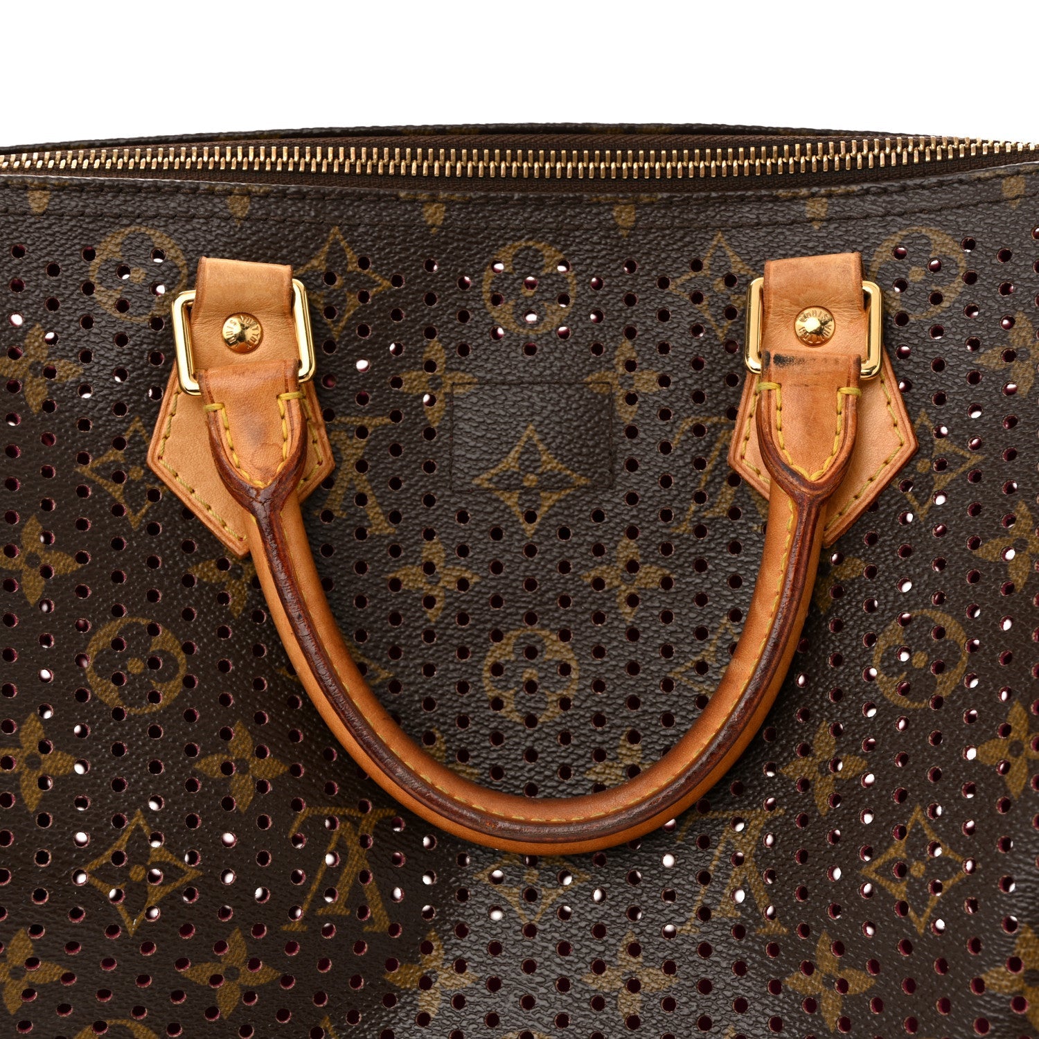 Louis Vuitton Monogram Perforated Speedy 30 Fuchsia