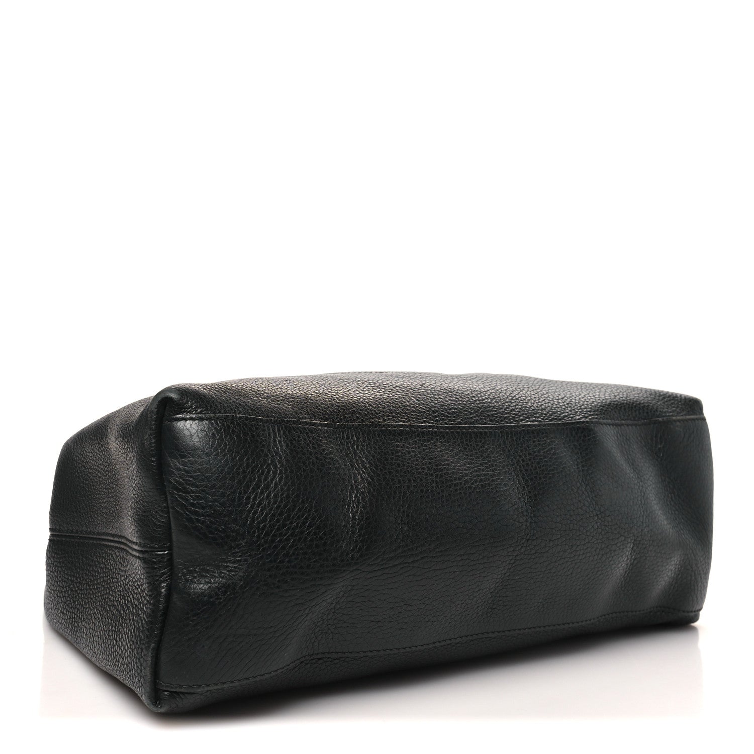 Gucci Pebbled Calfskin Medium Soho Chain Shoulder Bag Black