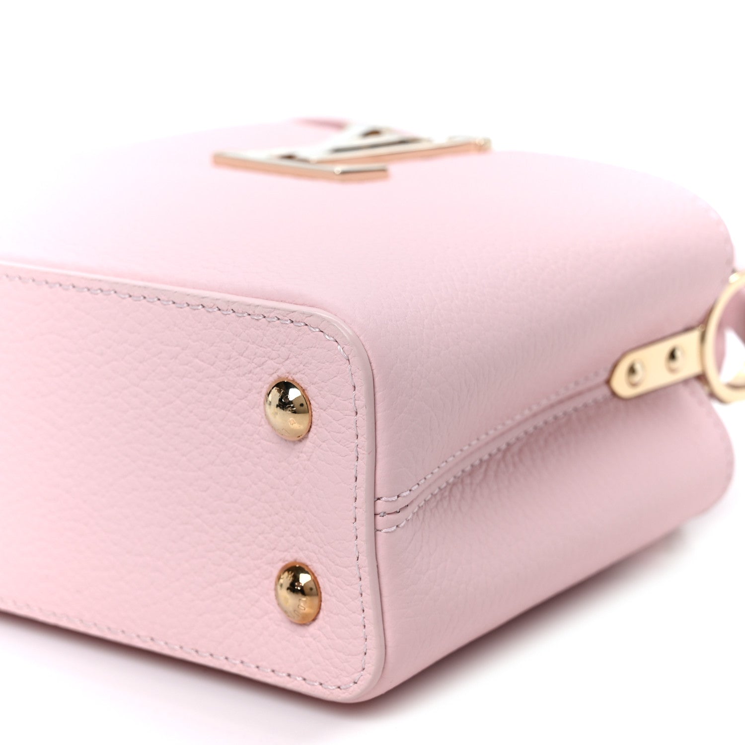 Louis Vuitton Taurillon Marble Capucines Mini Pink