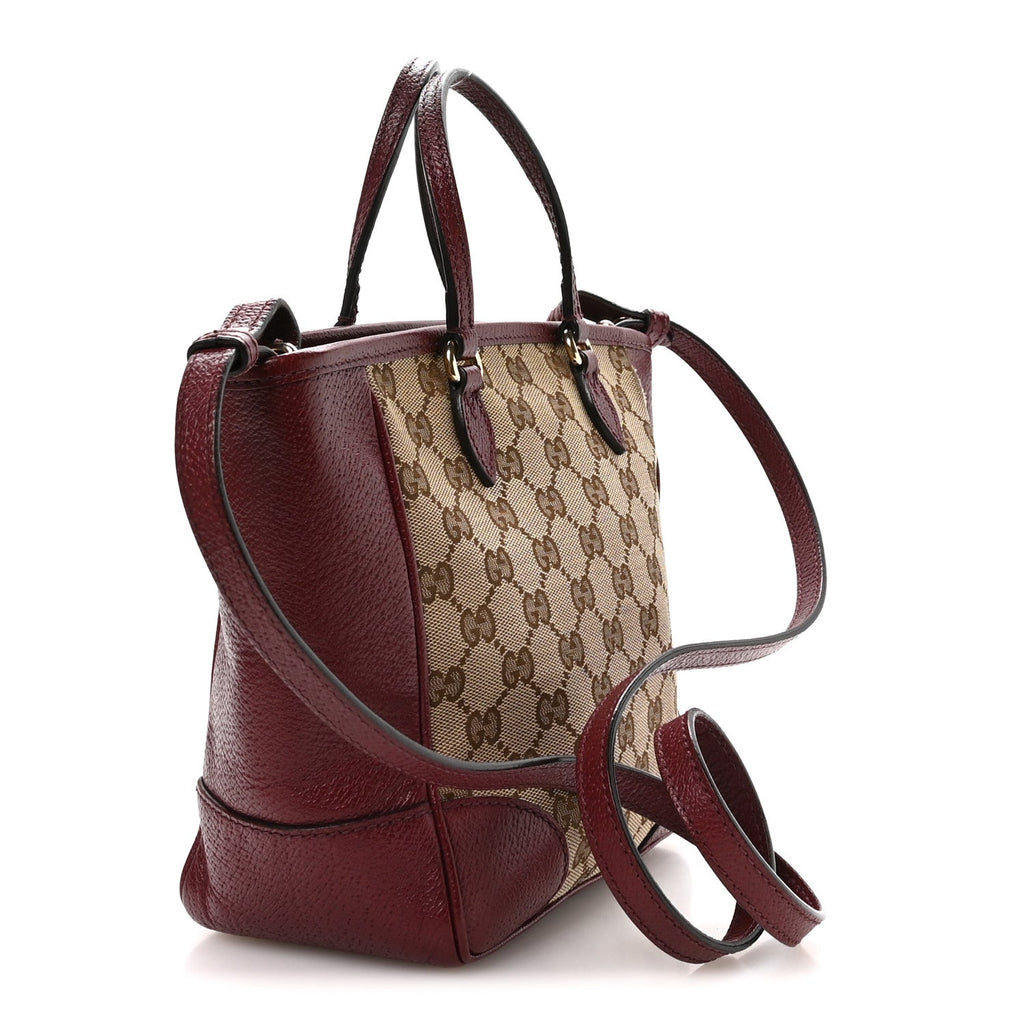 Gucci Monogram Small Bree Tote Red