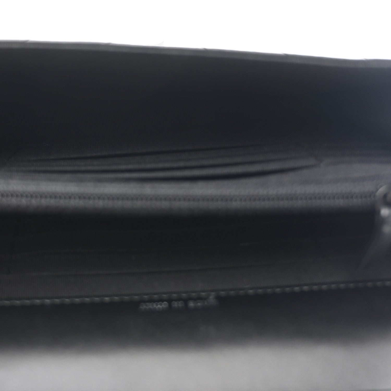 Chanel Aged Calfskin Chevron Quilted Reissue 2.55 Square Wallet On Chain WOC So Black