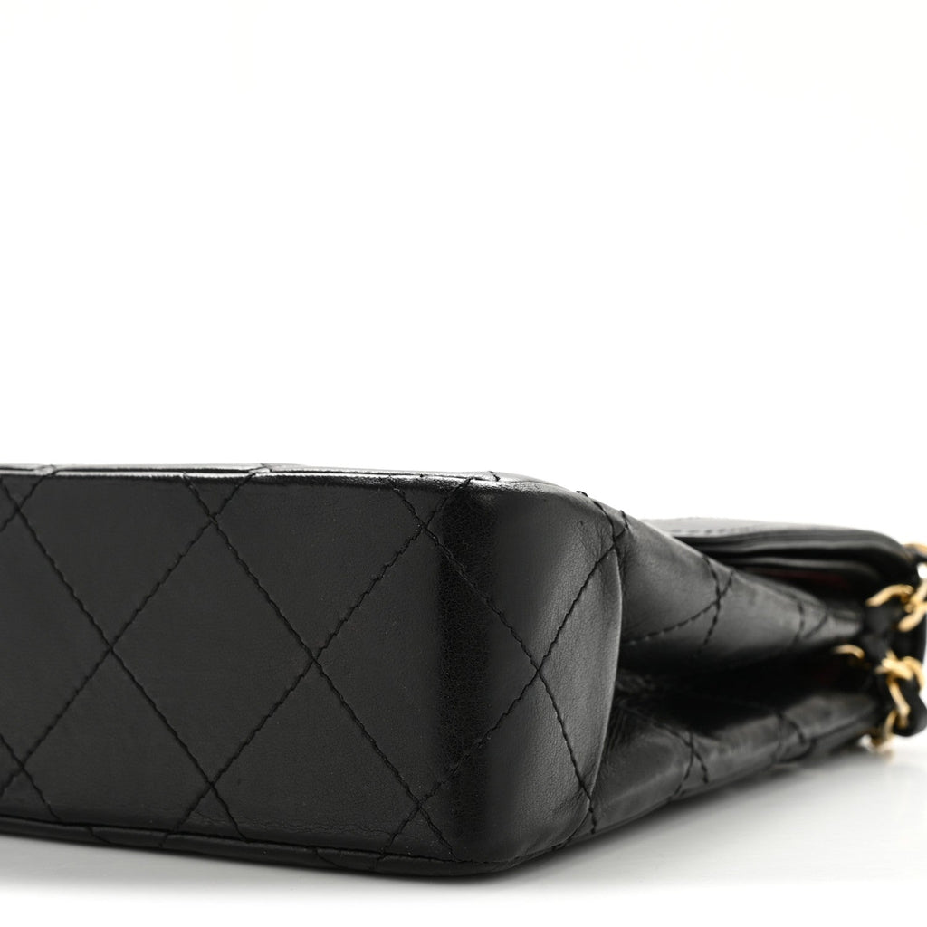 Chanel Lambskin Medium Double Flap Black
