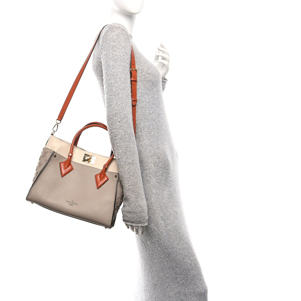 Louis Vuitton Calfskin Monogram Tufting On My Side Galet