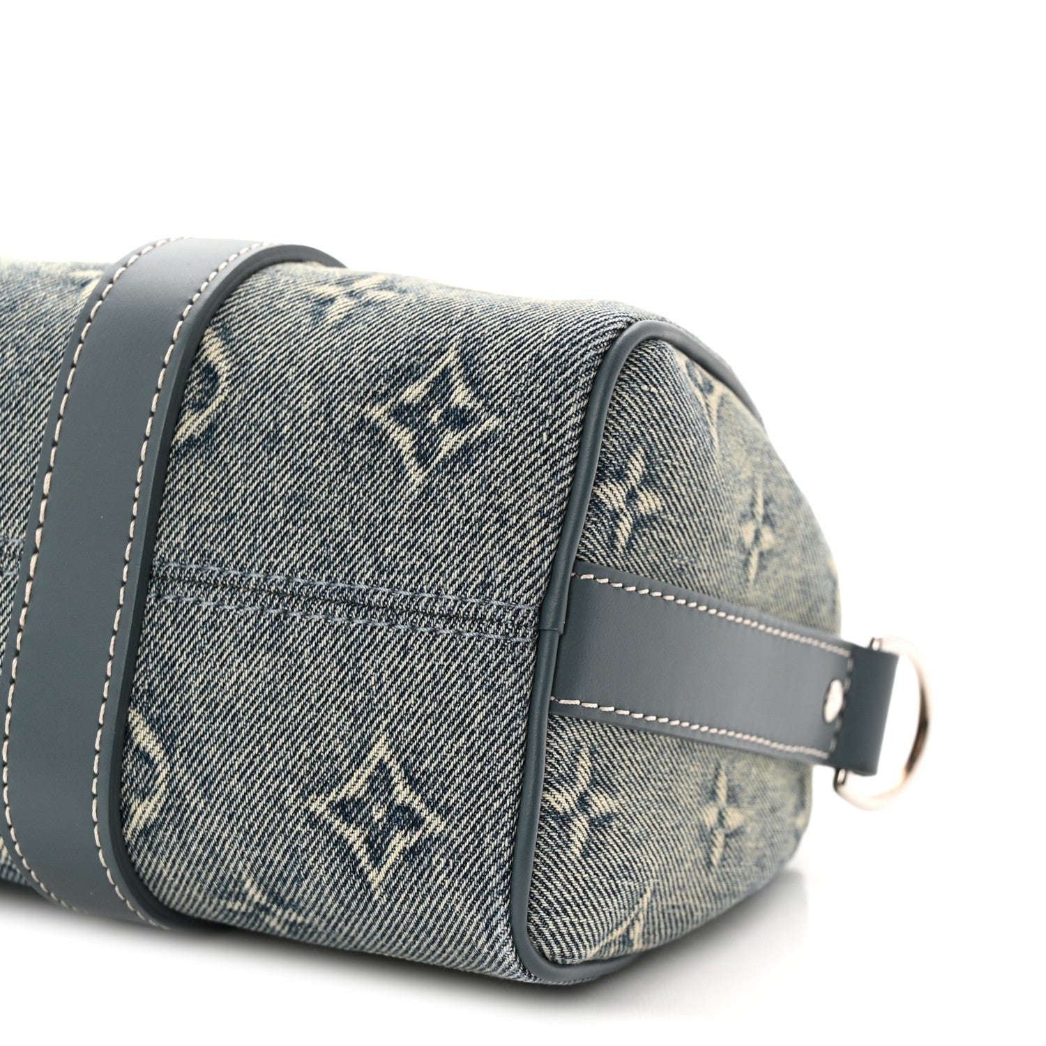 Louis Vuitton Monogram Washed Denim Keepall Bandouliere 25