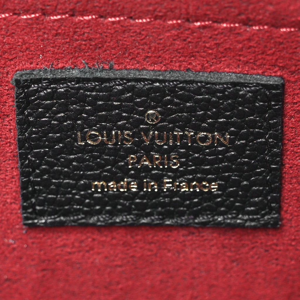 Louis Vuitton Empreinte Monogram Giant Multi Pochette Accessories Black Beige