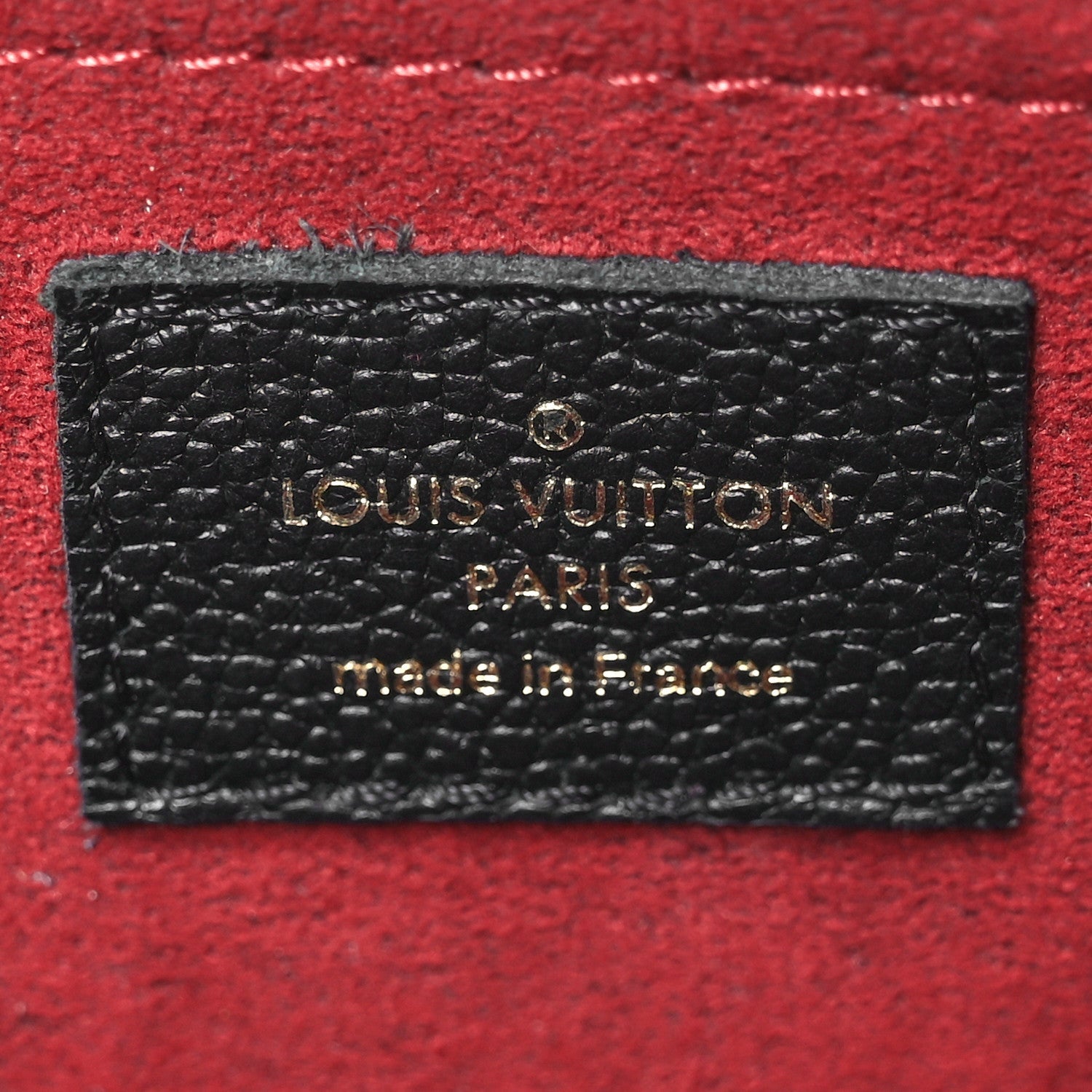 Louis Vuitton Empreinte Monogram Giant Multi Pochette Accessories Black Beige