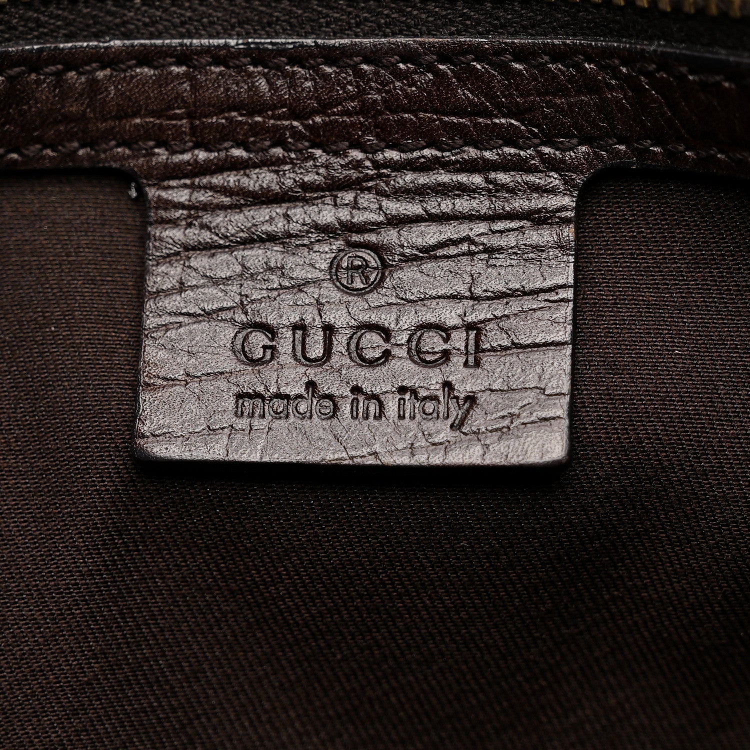 Gucci Monogram Calfskin Junco Small Hobo