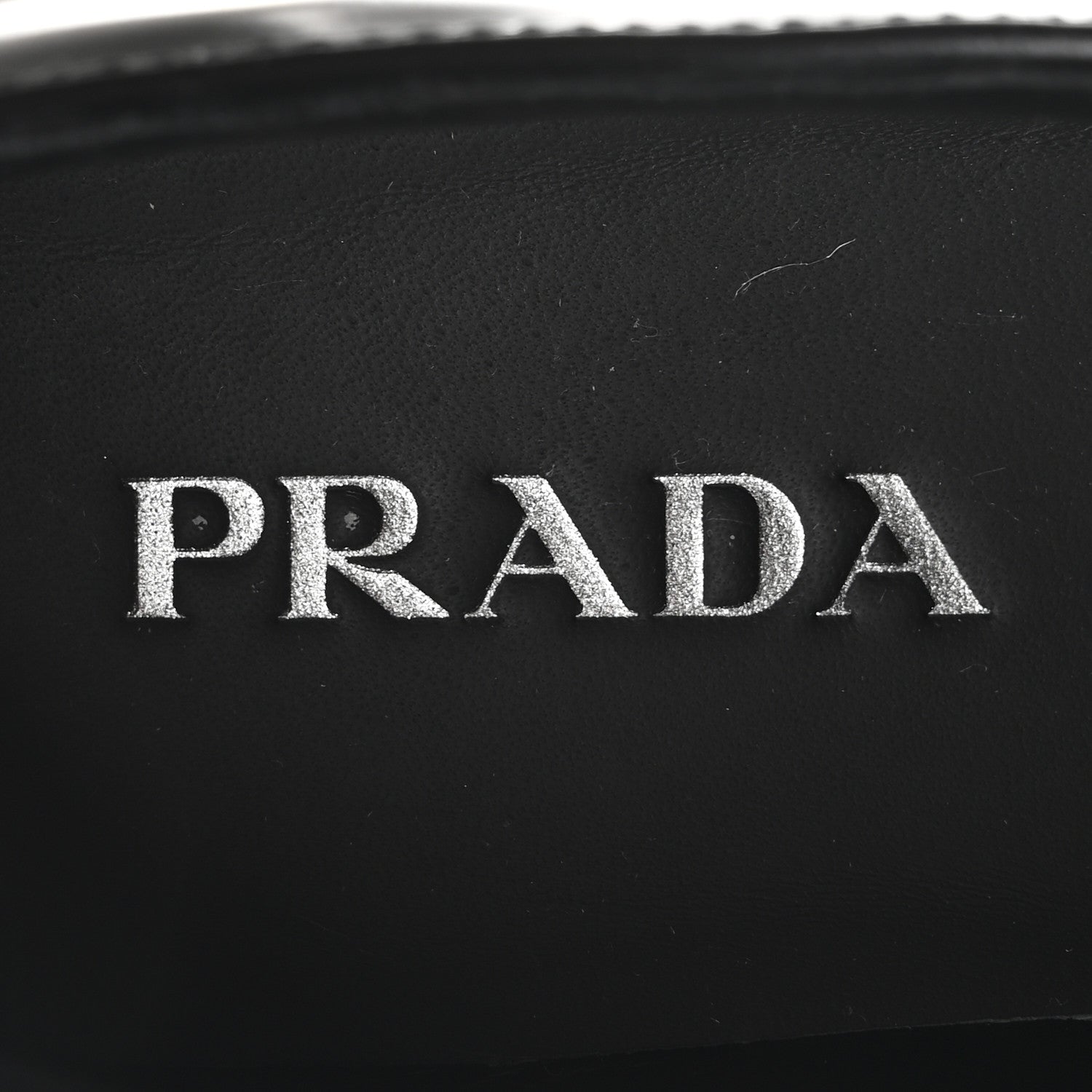 Prada Spazzolato Loafers 37.5 Black