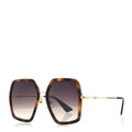 Gucci Acetate Oversize Square Frame GG0106S Sunglasses Tortoise