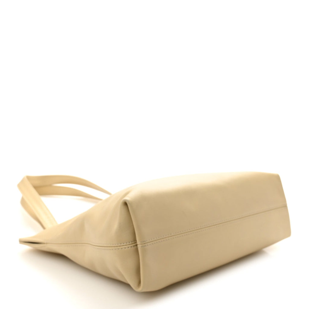 Chanel Calfskin CC Tote Beige