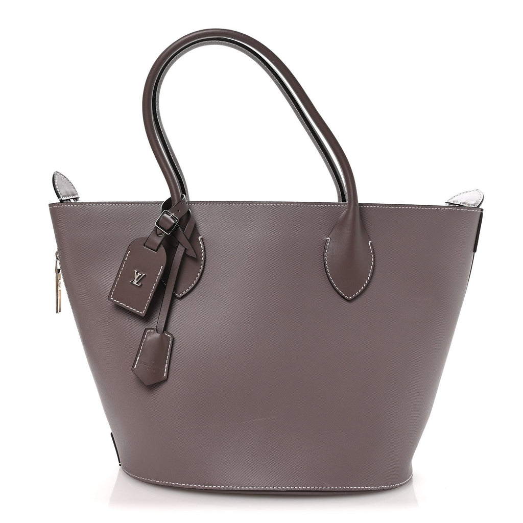 Louis Vuitton Veau Satin Holdall PM Gris