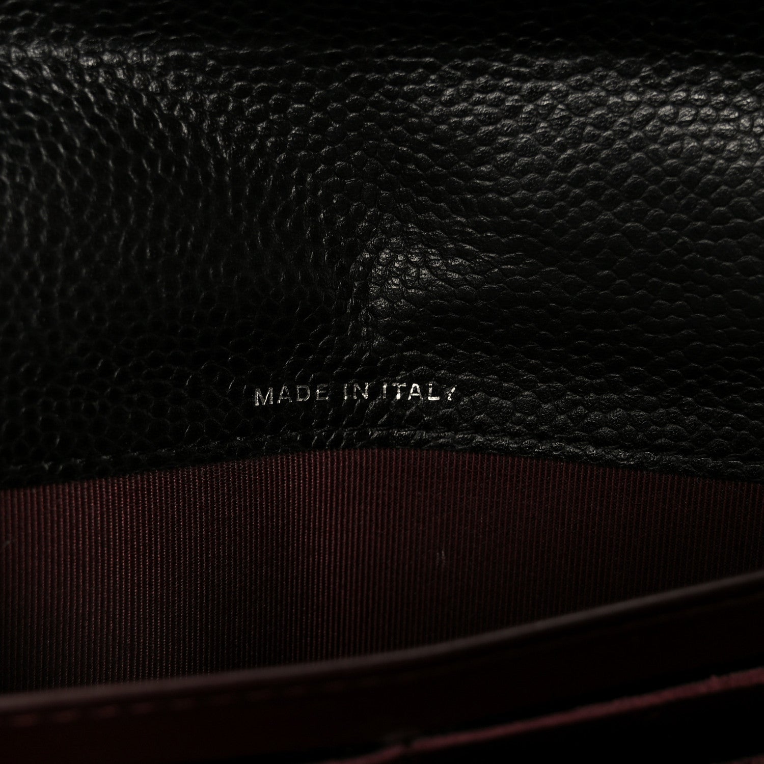 Caviar Quilted Large Gusset Flap Wallet Black