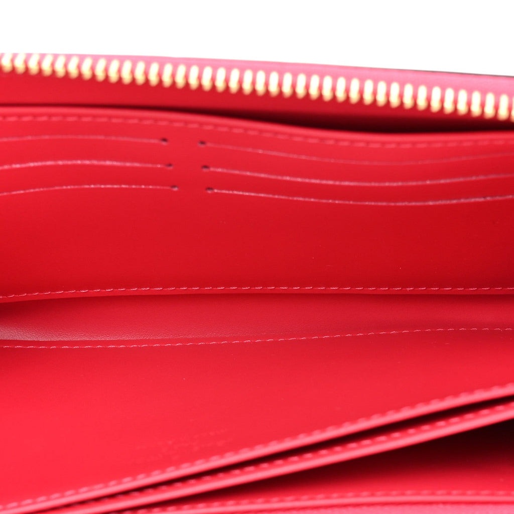 Louis Vuitton Vernis Valentine Zippy Wallet Fuchsia Neon
