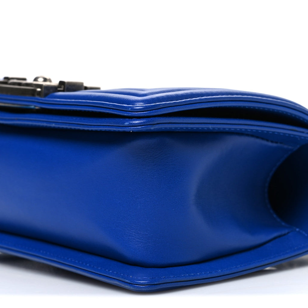 Chanel Galuchat Stingray Small Boy Flap Blue