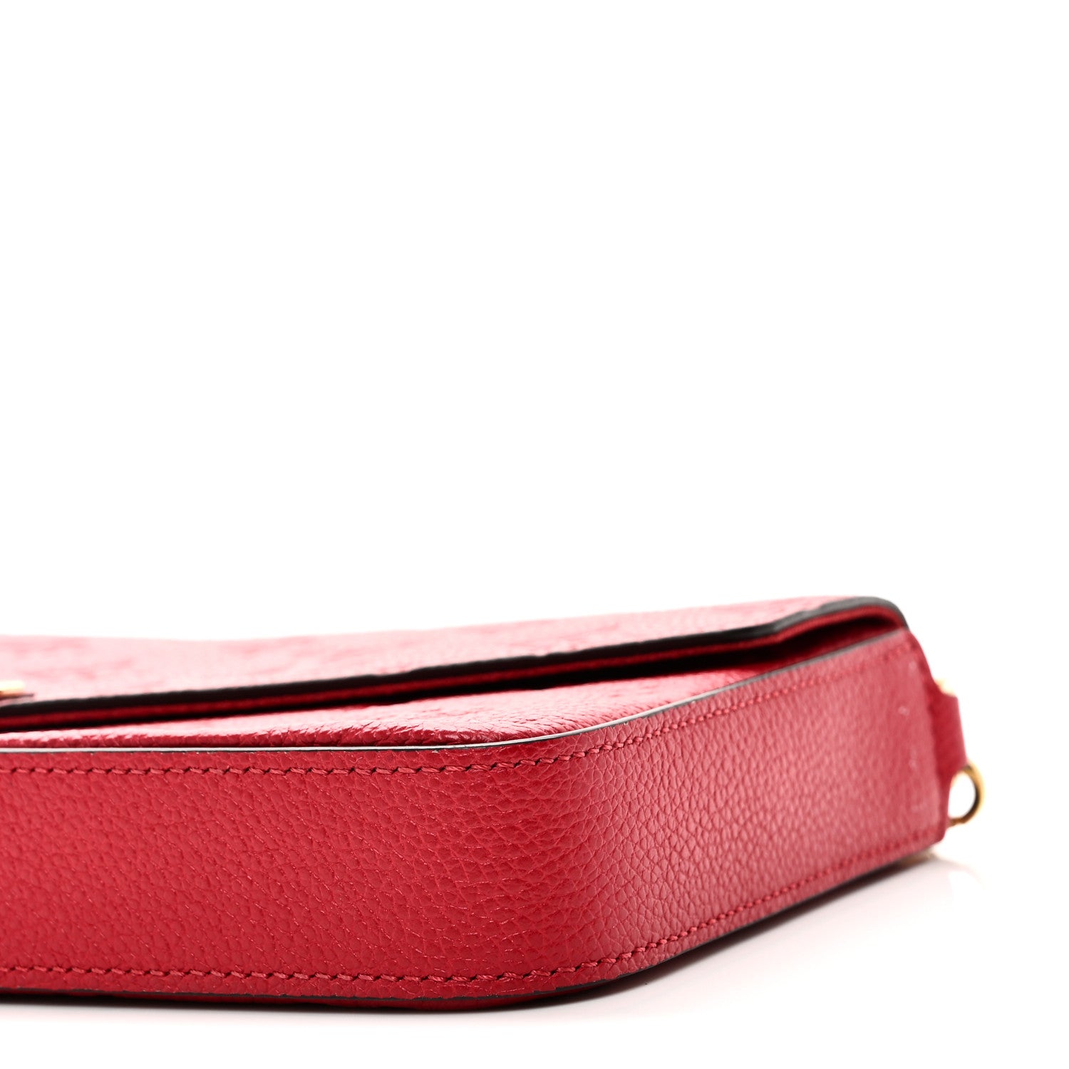 Louis Vuitton Empreinte Pochette Felicie Chain Wallet Scarlet