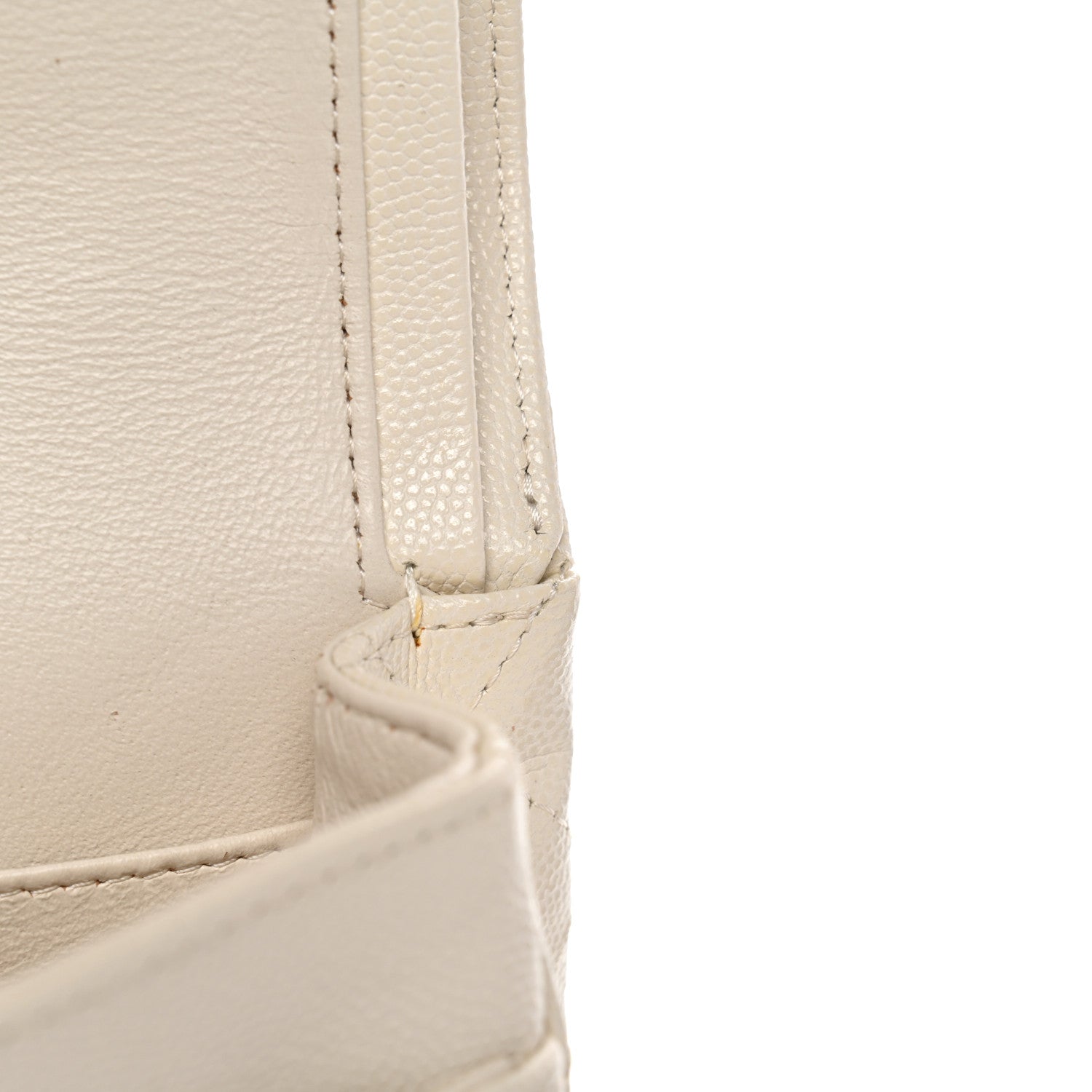 Chanel Caviar Quilted Medium Double Flap White