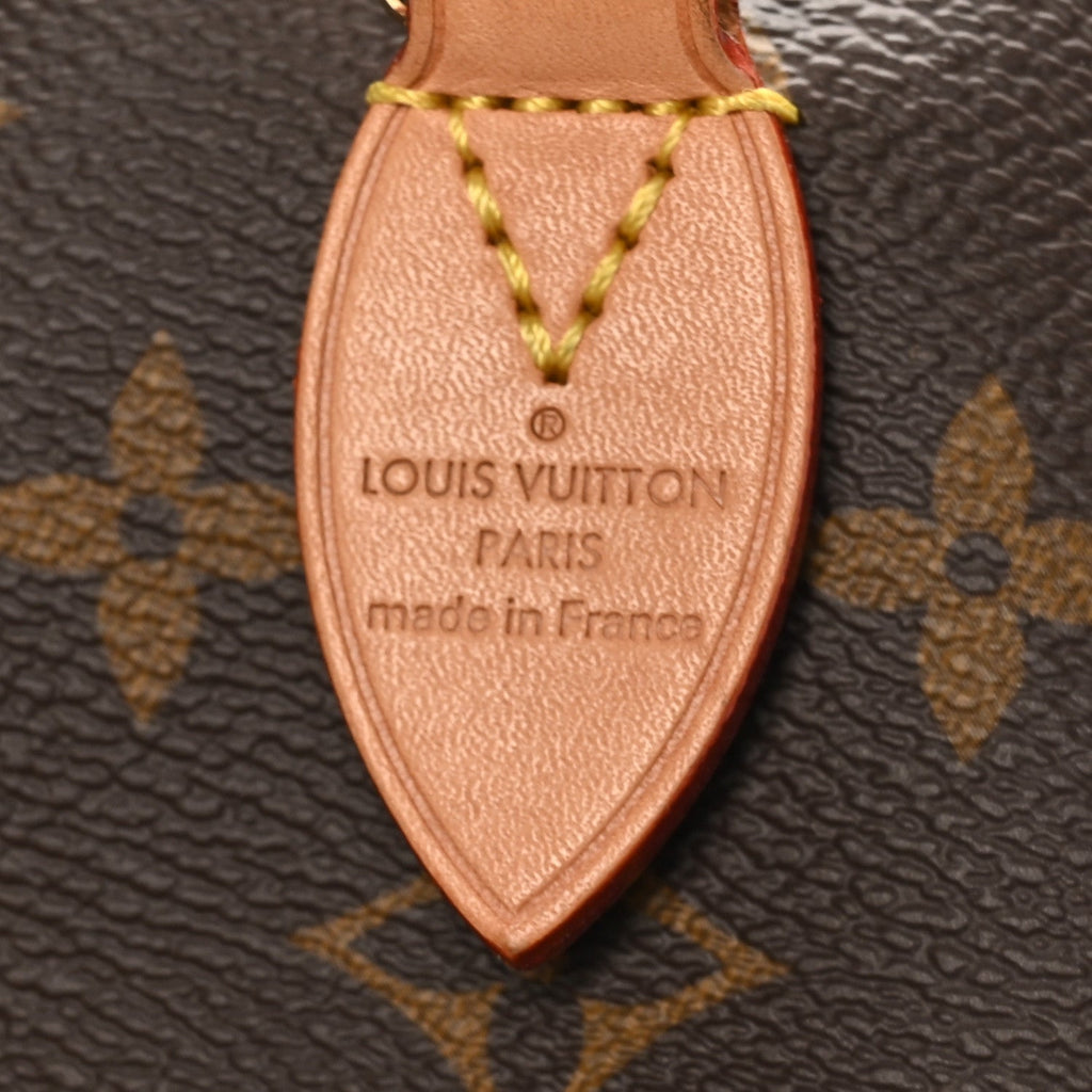 Louis Vuitton Monogram Speedy Bandouliere 20 Beige