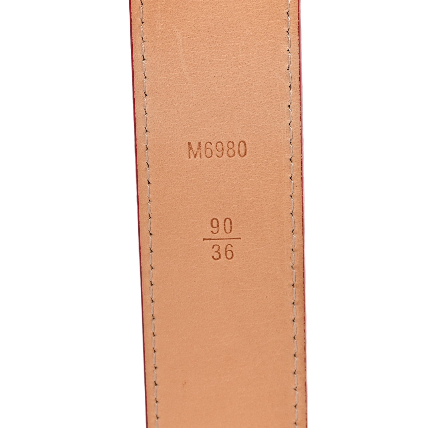 Louis Vuitton Vernis Ceinture 30mm Belt 90 36 Rouge