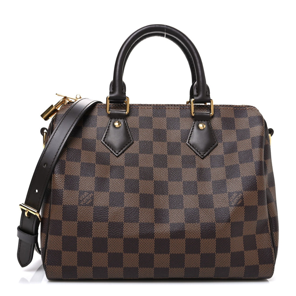 Louis Vuitton Damier Ebene Speedy Bandouliere 25