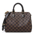 Louis Vuitton Damier Ebene Speedy Bandouliere 25