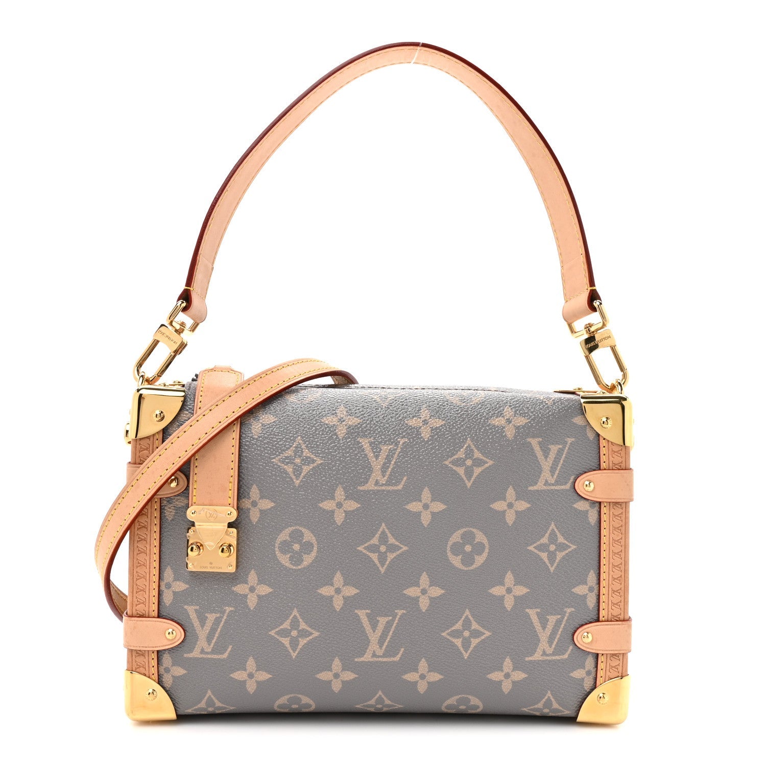 Louis Vuitton Monogram Side Trunk MM Trianon Gray