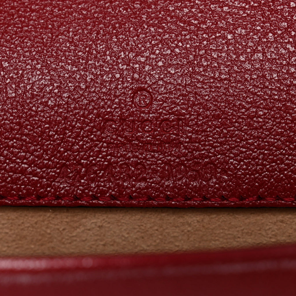 Gucci Tweed GG Monogram Super Mini Dionysus Shoulder Bag White Black Romantic Cherry