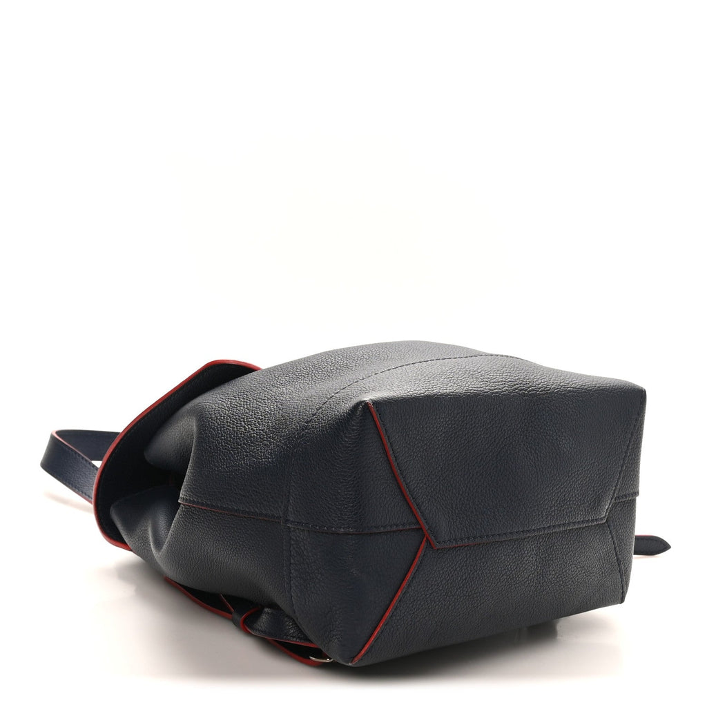 Louis Vuitton Soft Calfskin Lockme Backpack Marine Rouge