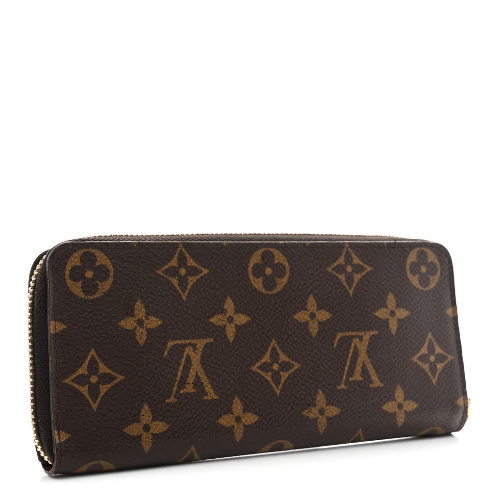 Louis Vuitton Monogram Clemence Wallet Fuchsia