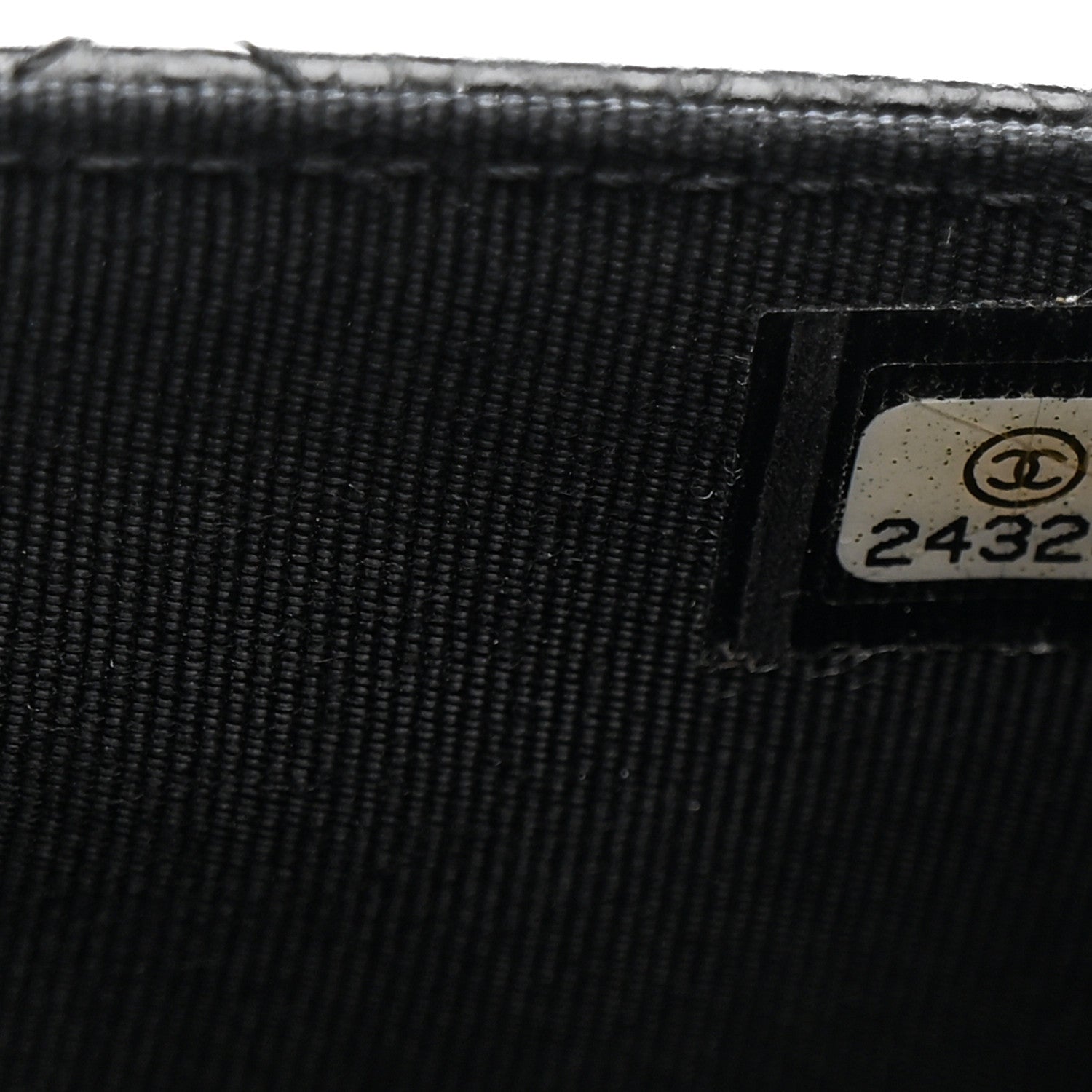 Chanel Caviar Quilted Wallet on Chain WOC Black