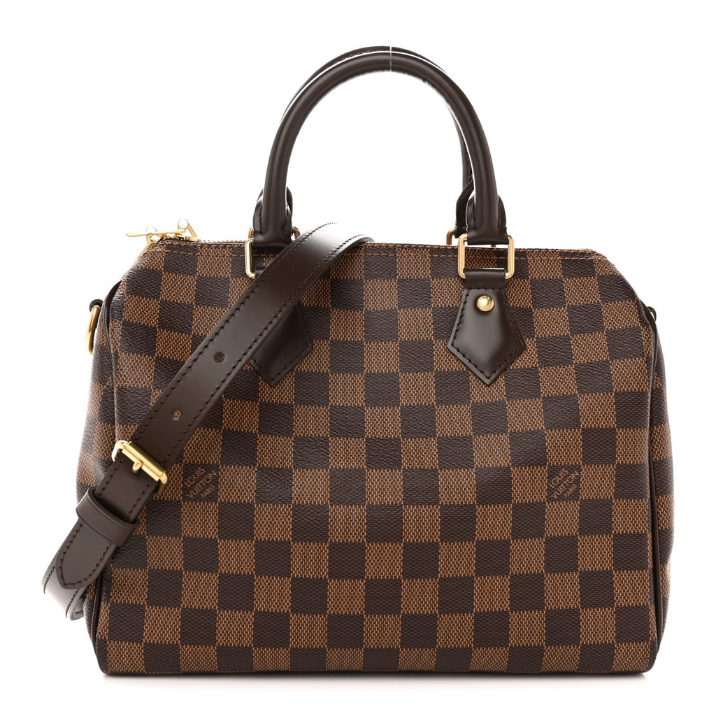 Louis Vuitton Damier Ebene Speedy Bandouliere 25