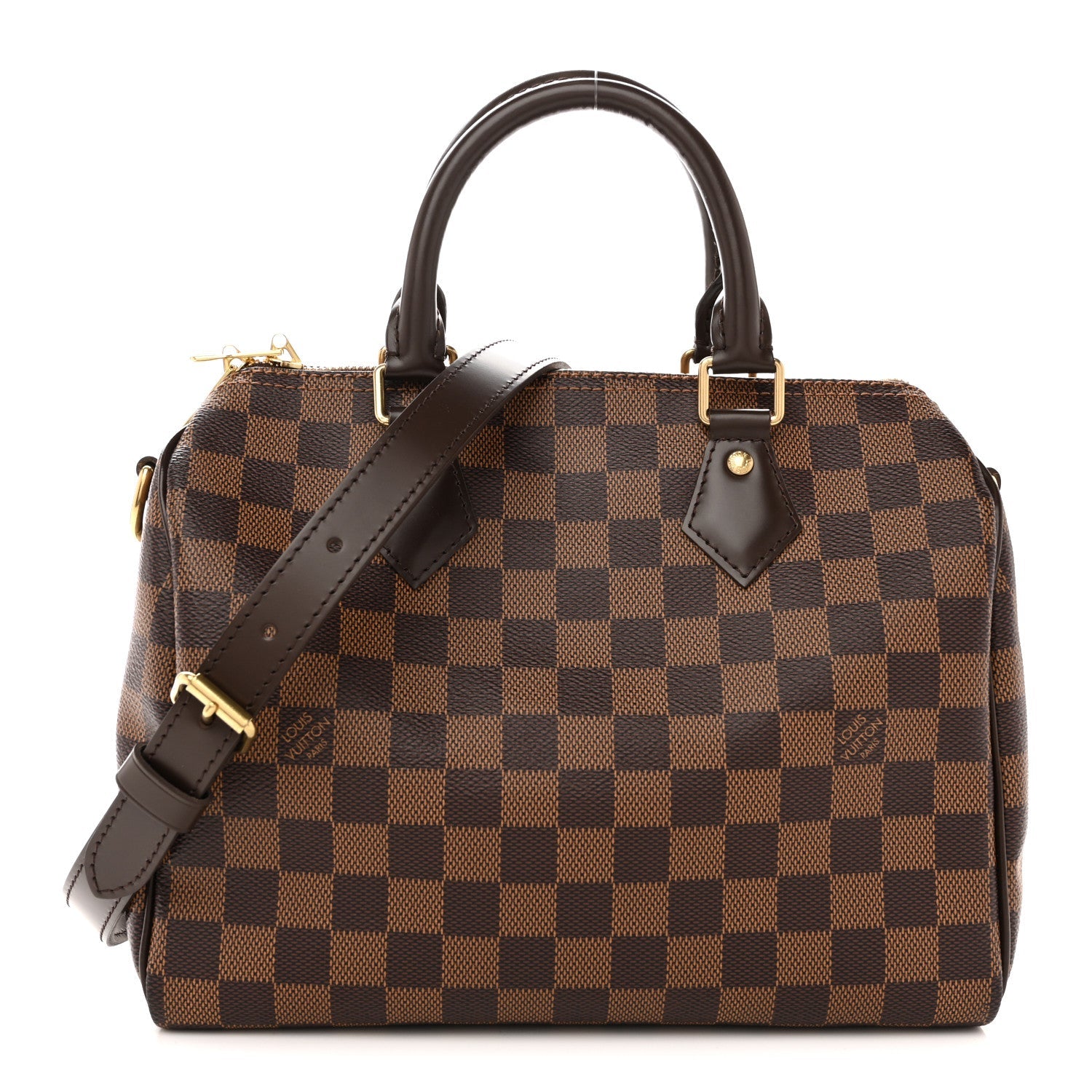 Louis Vuitton Damier Ebene Speedy Bandouliere 25